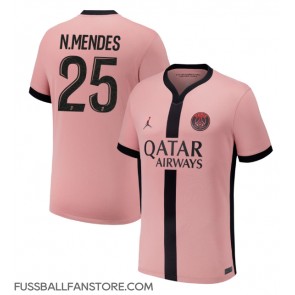 Paris Saint-Germain Nuno Mendes #25 Replik 3rd trikot 2024-25 Kurzarm